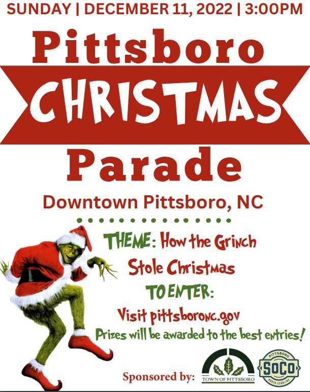 2022 Pittsboro NC Christmas Parade